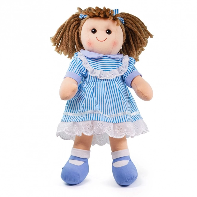 Bigjigs Toys Tkaninska lutka Amelia 38 cm