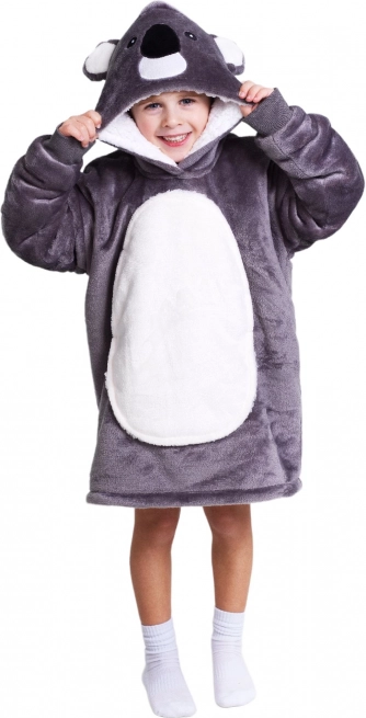 Topla TV dekica-maketa s kapuljačom za djecu Cozy Noxxiez Koala
