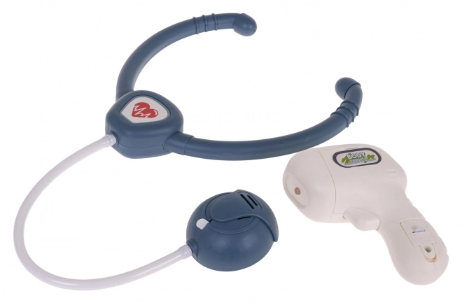 Medicinski set s EKG-om + pribor Plava