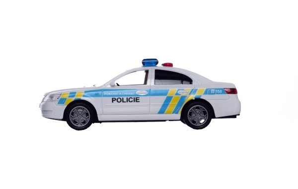 Auto policija plastika 15cm na baterije sa zvukom i svjetlom na inerciju u kutiji 20x11x9cm