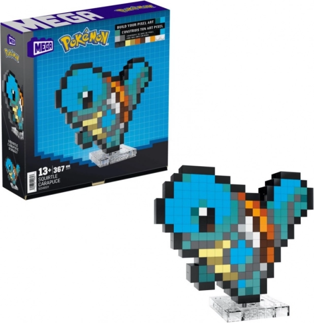 Pikselasta građevna kocka MEGA Pokémon Squirtle