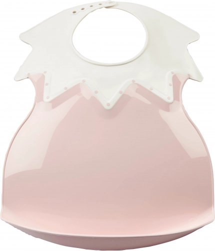 Plastična podbradna marama s ovratnikom Powder Pink
