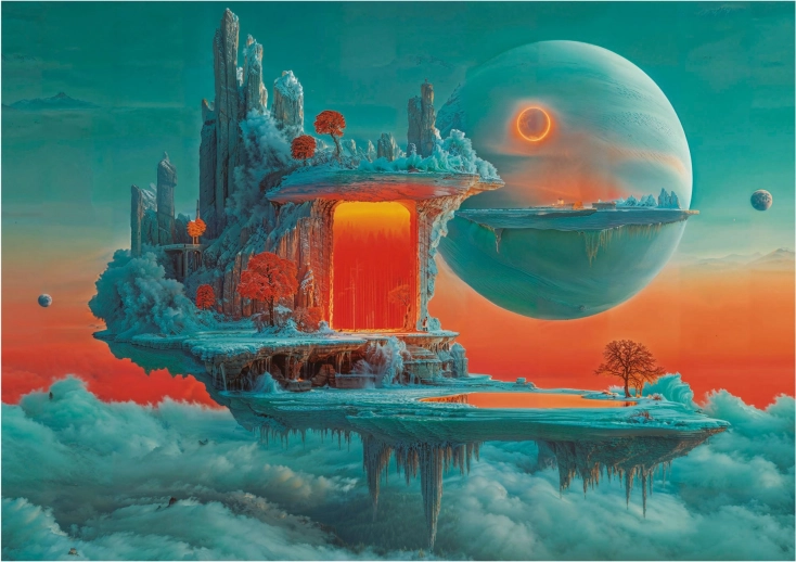 Educa Puzzle Planet vatre i leda 500 dijelova