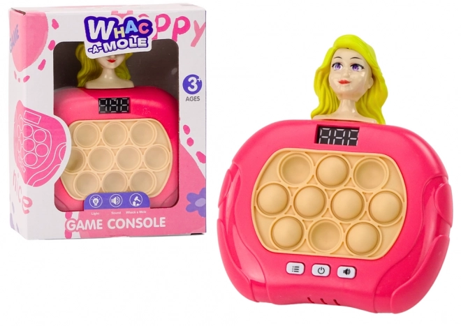 Igra Pop-It Wac A Mole Lutka Svjetla Zvukovi Roza
