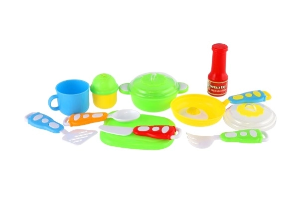 Set posuđa plastika u vrećici 18,5x26x6cm
