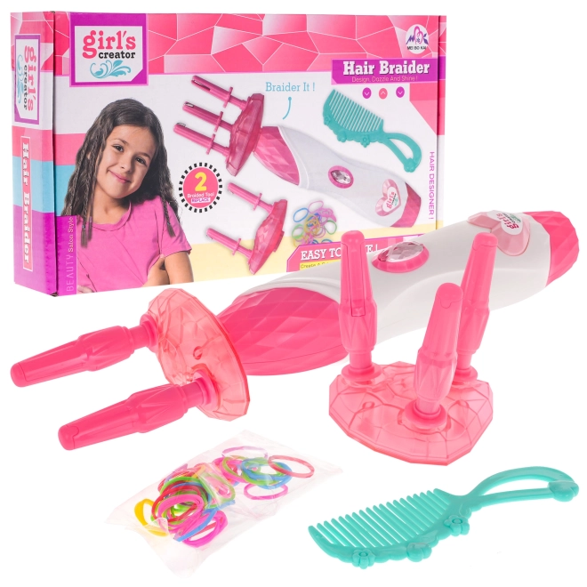 Set za pletenje pletenica 2u1 za djecu 5+