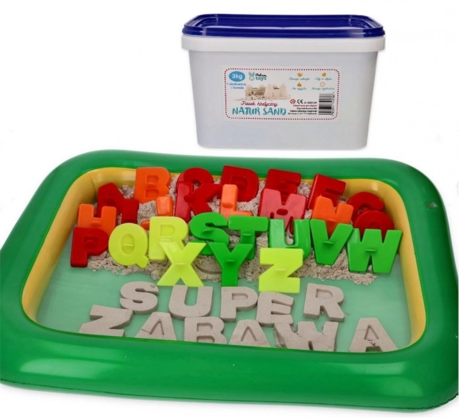 NaturSand kinetički pijesak 3 kg s kalupima i pješčanikom