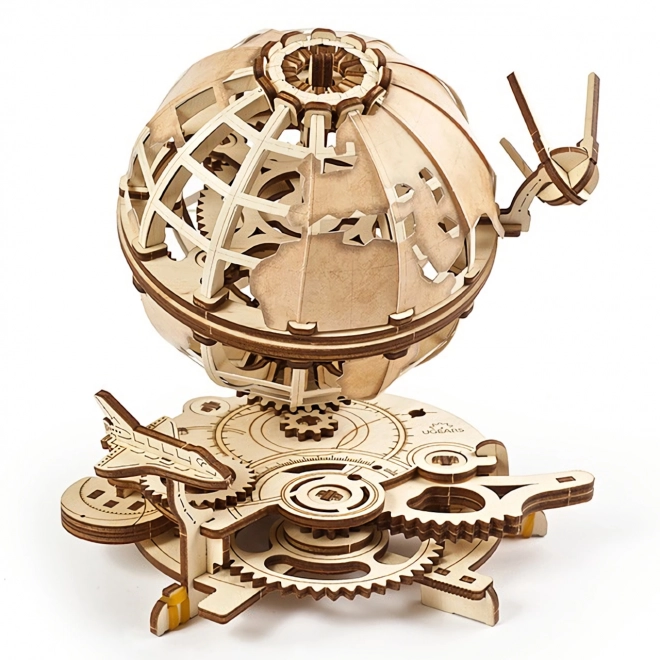 Ugears 3D drvene mehaničke puzzle Globus