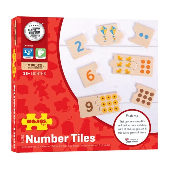 Bigjigs Toys Edukativna slagalica računanje
