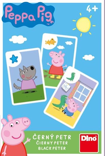 Dino igraće karte Peppa Pig Crni Petar