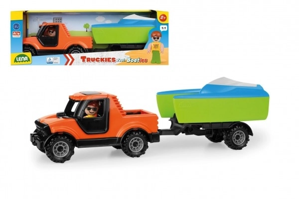 Auto Truckies Pickup s prikolicom i čamcem