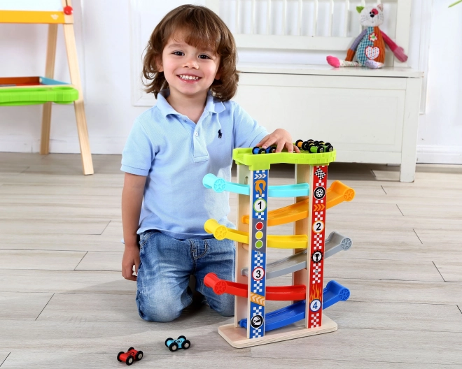 Tooky Toy Šarena staza za autiće