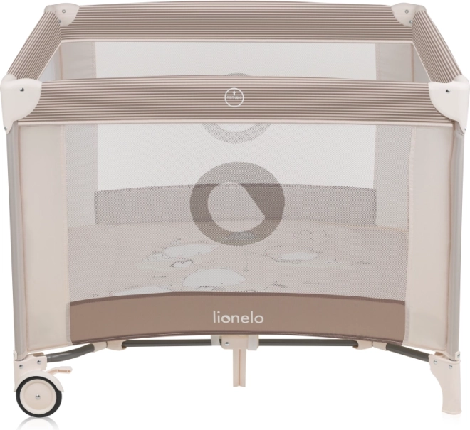 Dječja ogradica Lionelo Bonnie Beige Sand