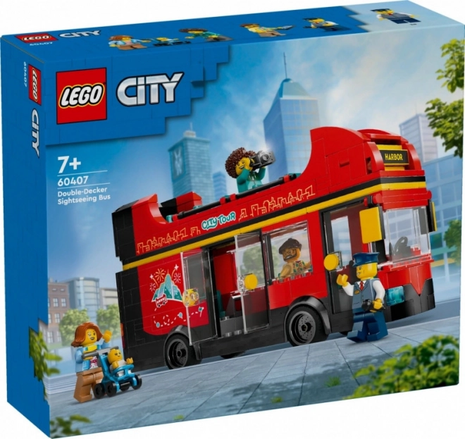 LEGO City 60407 Crveni dvospratni panoramski autobus