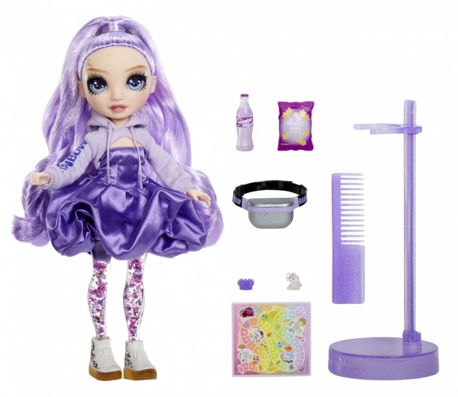 Rainbow High Sjaj i Sjaj Moda lutka - Viola (Ljubičasta)