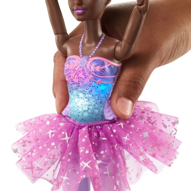 Lutka Barbie Dreamtopia balerina Magical Lights Smeđa