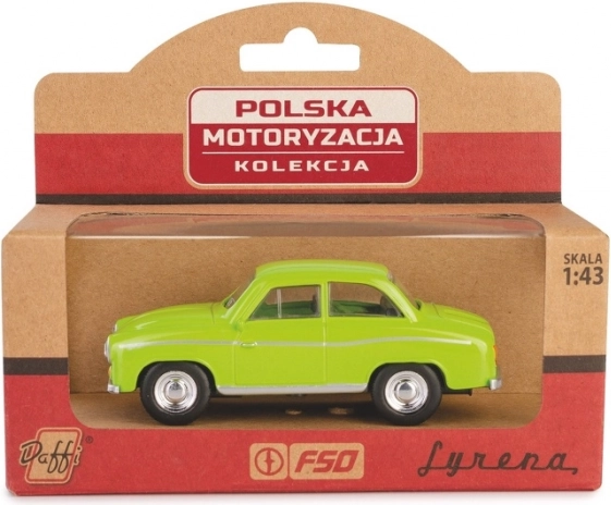 metalni model auta Syrena 104 zelena 1:43