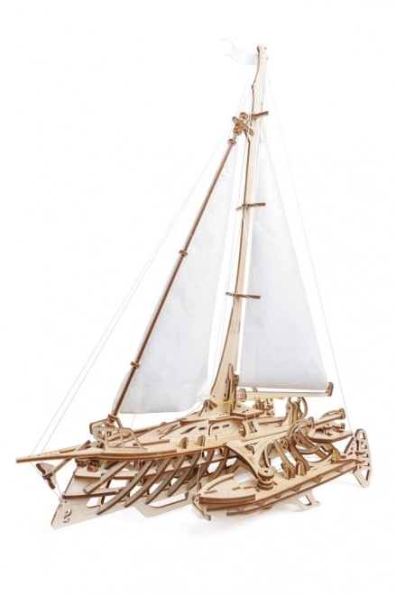 Ugears 3D puzzle - Drveni Trimaran Merihobus 237 dijelova