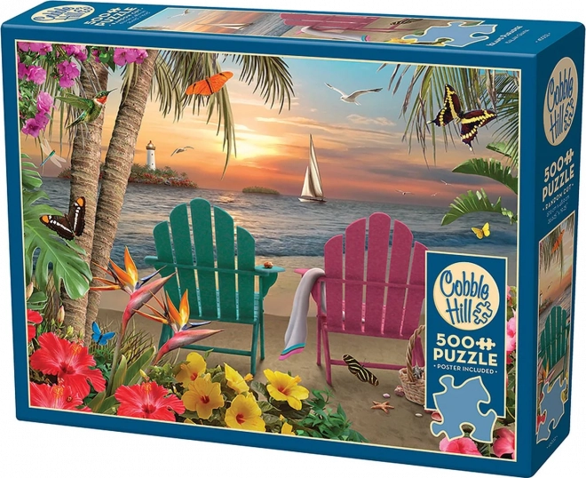 Puzzle Raj na Otoku COBBLE HILL 500 dijelova