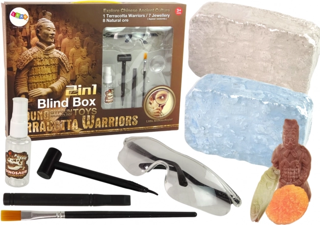 Arheološki set 2-u-1 – kristali i blaga za djecu