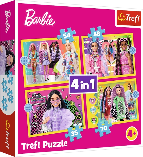 Slagalica Barbie Veseli svijet 4u1