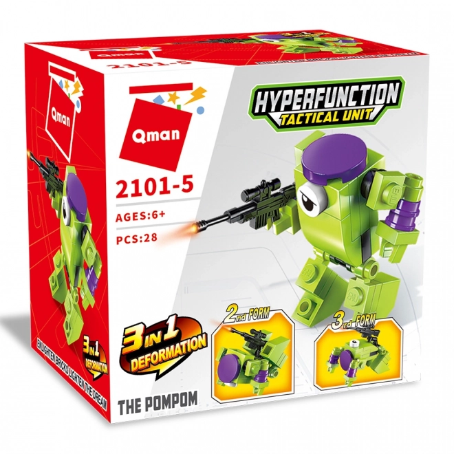 Qman Hyperfunction Taktička Jedinica 2101-5 Robotske Trupe 3u1