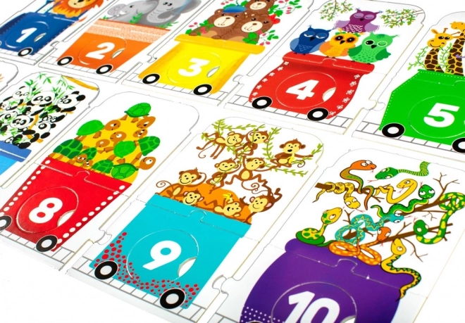 Puzzle ZOO Ekspres - Broji sa Mnom 30 Djelova