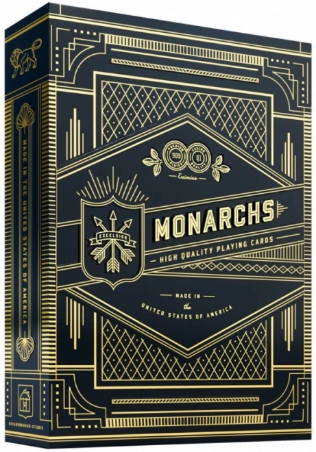 Špil Karty Monarchs Crne