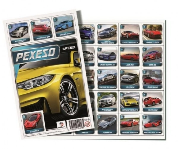 Pexeso Automobili društvena igra 32 slikovna para