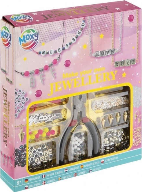 MOXY set za izradu nakita s slovima
