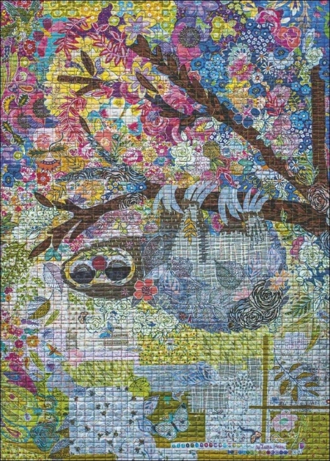 Puzzle Heye Quilt Art: Vezeni Lijenčina 1000 dijelova