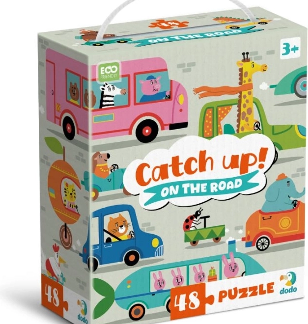 Puzzle Uhvatite ih: Na cesti 48 dijelova