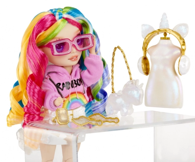 Rainbow High kreativni kristali lutka - Amaya Raine