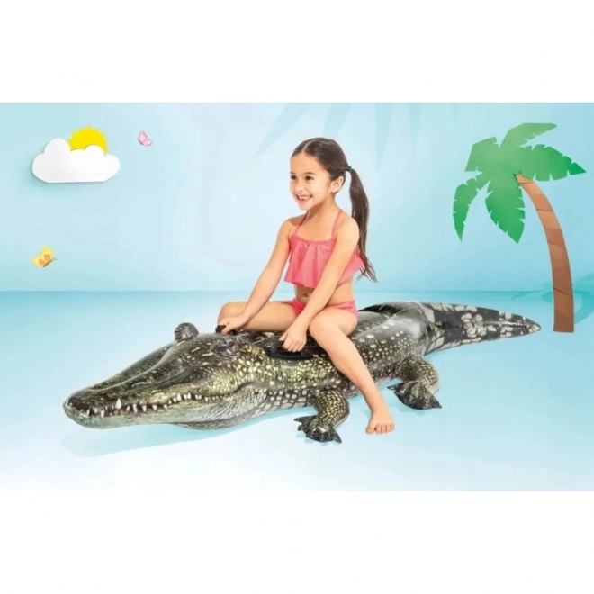 Krokodil na napuhavanje s ručkama 170x86cm od 3 godine