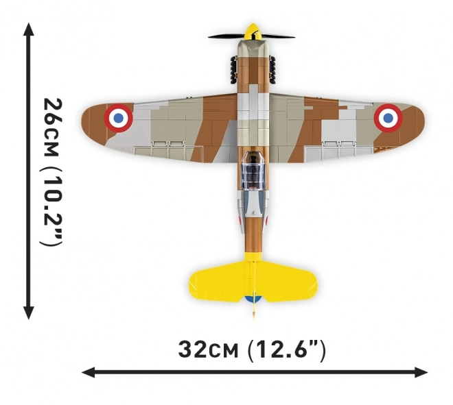 COBI 5734 II SVJ Dewoitine D.520, 1:32, 335 k, 1 f