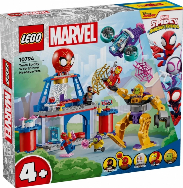LEGO Marvel 10794 Tim Spideya u bazi paukova