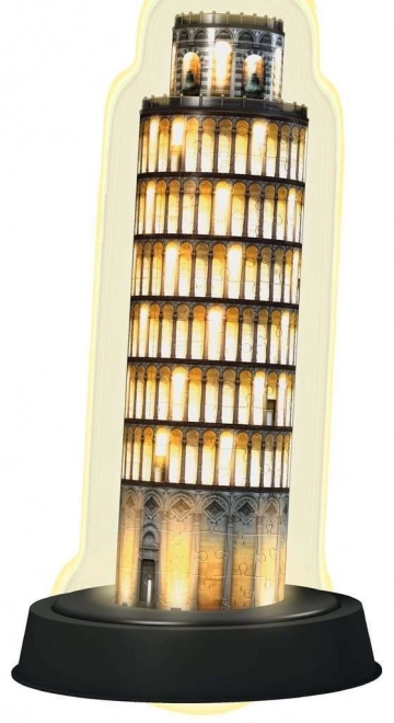 RAVENSBURGER Svjetleća 3D slagalica Noćna edicija Kosi toranj u Pisi 216 dijelova