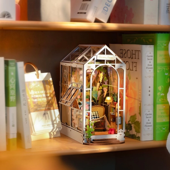RoboTime 3D puzzle Stalak za knjige Garden House (drveni)