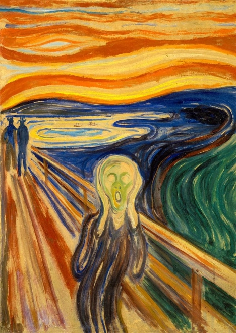 Slagalica Edvard Munch: Krik 1000 dijelova