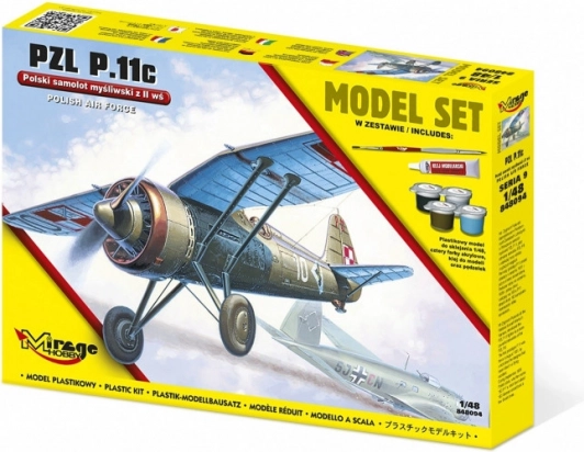 PZL P.11c lovački zrakoplov 1:48 plastični model