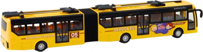 Daljinski upravljani školski trolejbus Zglobni 1:32 žuti