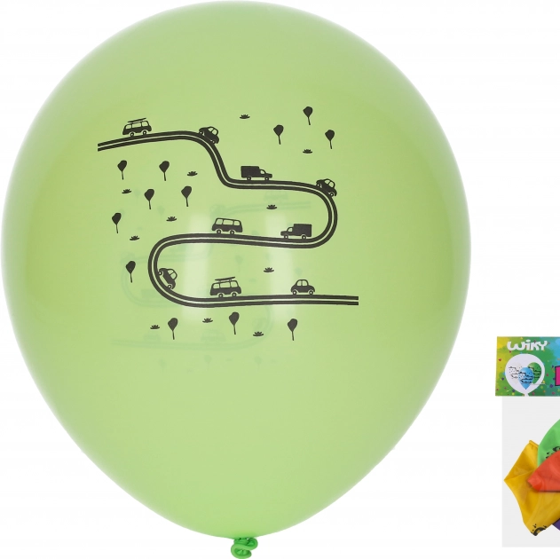 Napuhávajući baloni 30 cm – promet, set 5 kom
