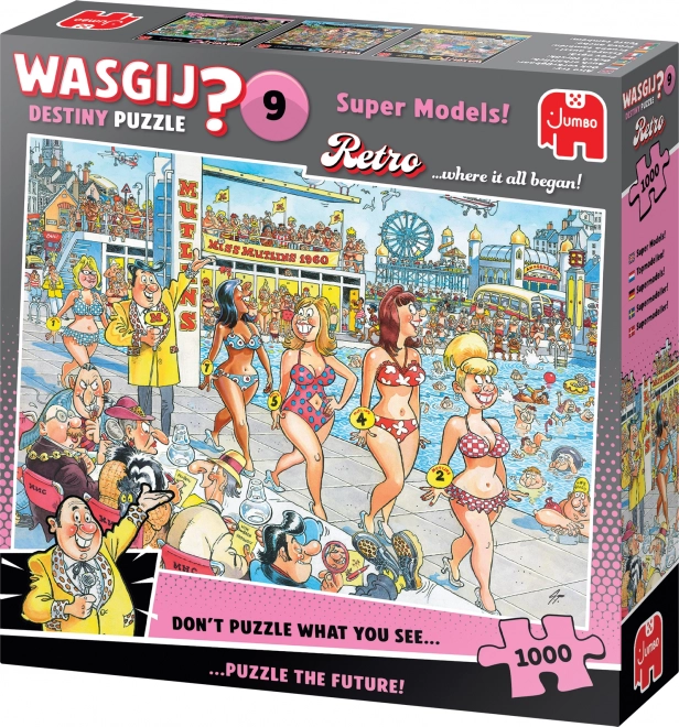 Wasgij Destiny 9: Super Modelky Puzzle 1000 Komada