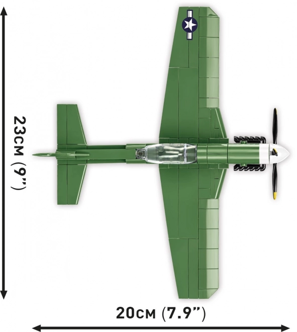 Građevni set aviona P-51D Mustang COBI