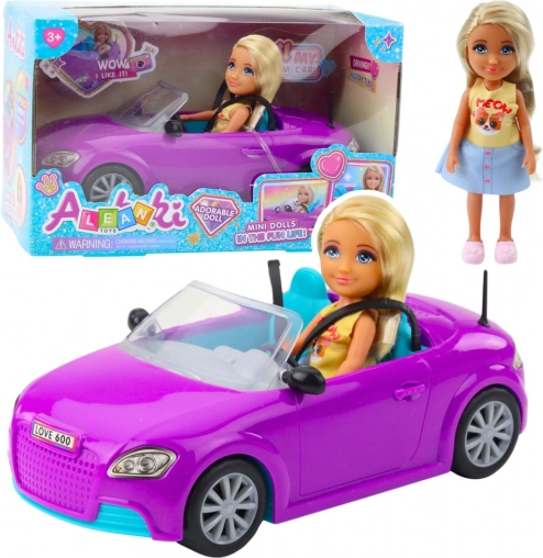 Mini lutkica Ankiki kabriolet ljubičasti