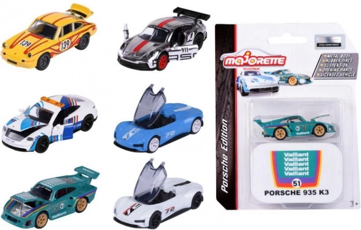 Metalni autić Porsche motorsport deluxe 1:64 sa kolekcionarskom kutijicom