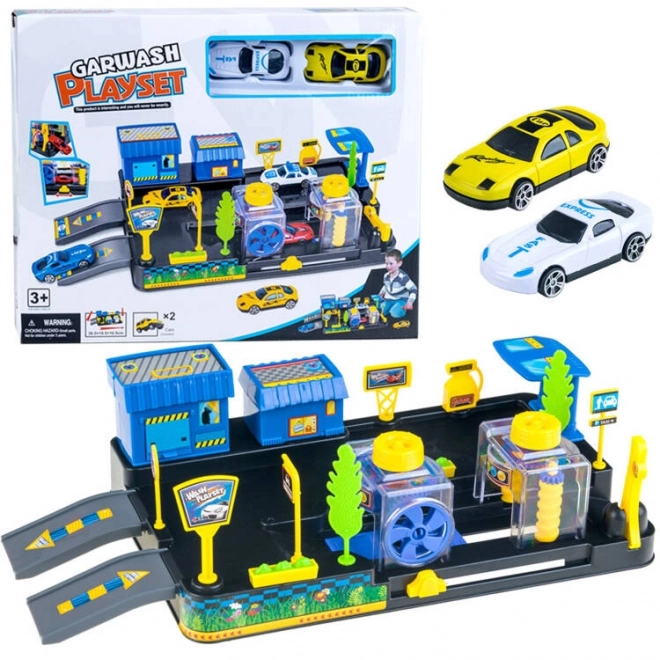 Perionica automobila i benzinska postaja za aute