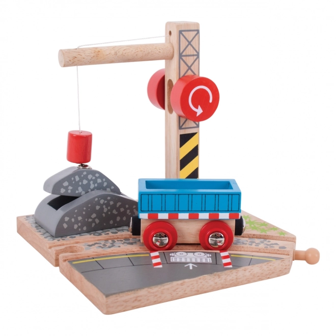 Bigjigs Rail Dizalica sa šljunkom