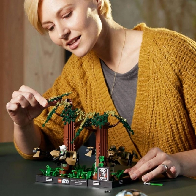 LEGO® Star Wars™ 75353 Jurnjava speederima na Endoru™ – diorama