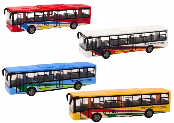 Metalni gradski autobus s trenjem pogonom 15cm